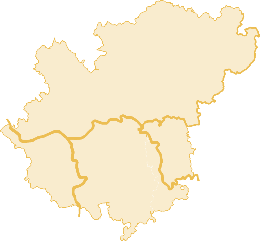 Karte des Rhein-Main-Gebiets